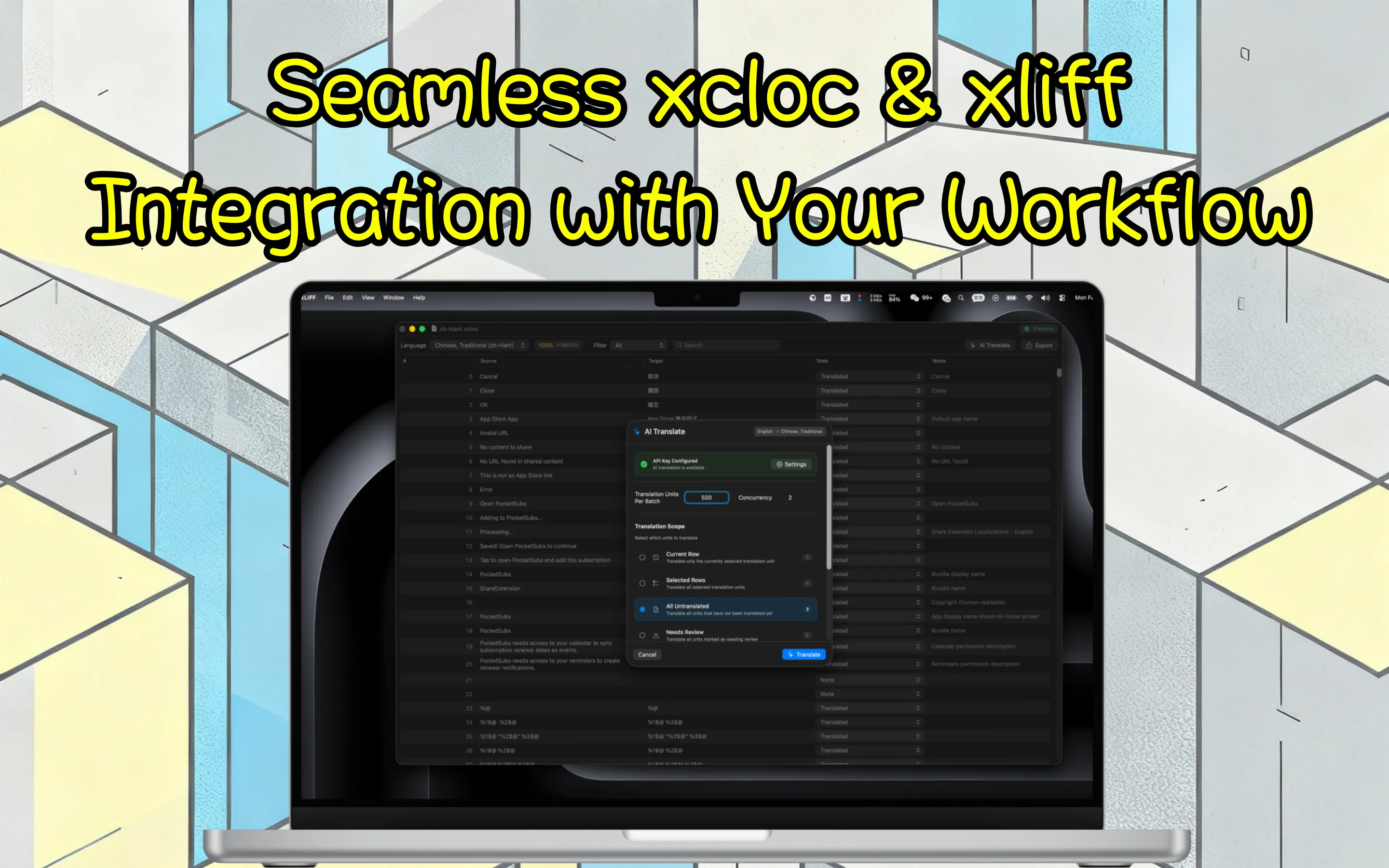 iPocketXLIFF screenshot 3